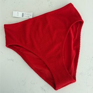 Hallie scrunchie bikini bottom JCREW NWT